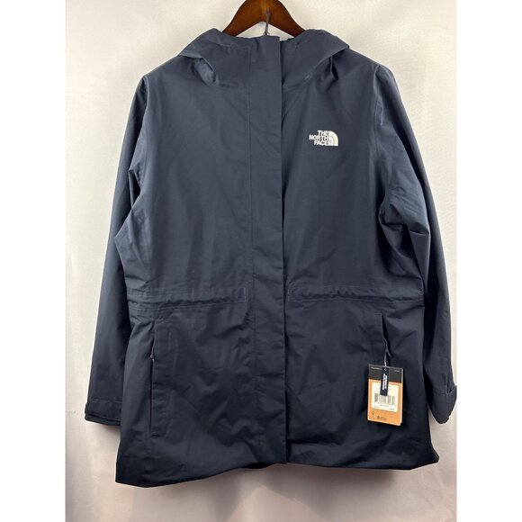 The North Face Jackets & Blazers - Women’s The North Face XXL Navy Blue Raincoat